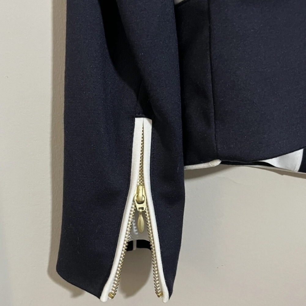 NWT H&M CONTRAST STITCH BLAZER JACKET - Picture 8 of 8